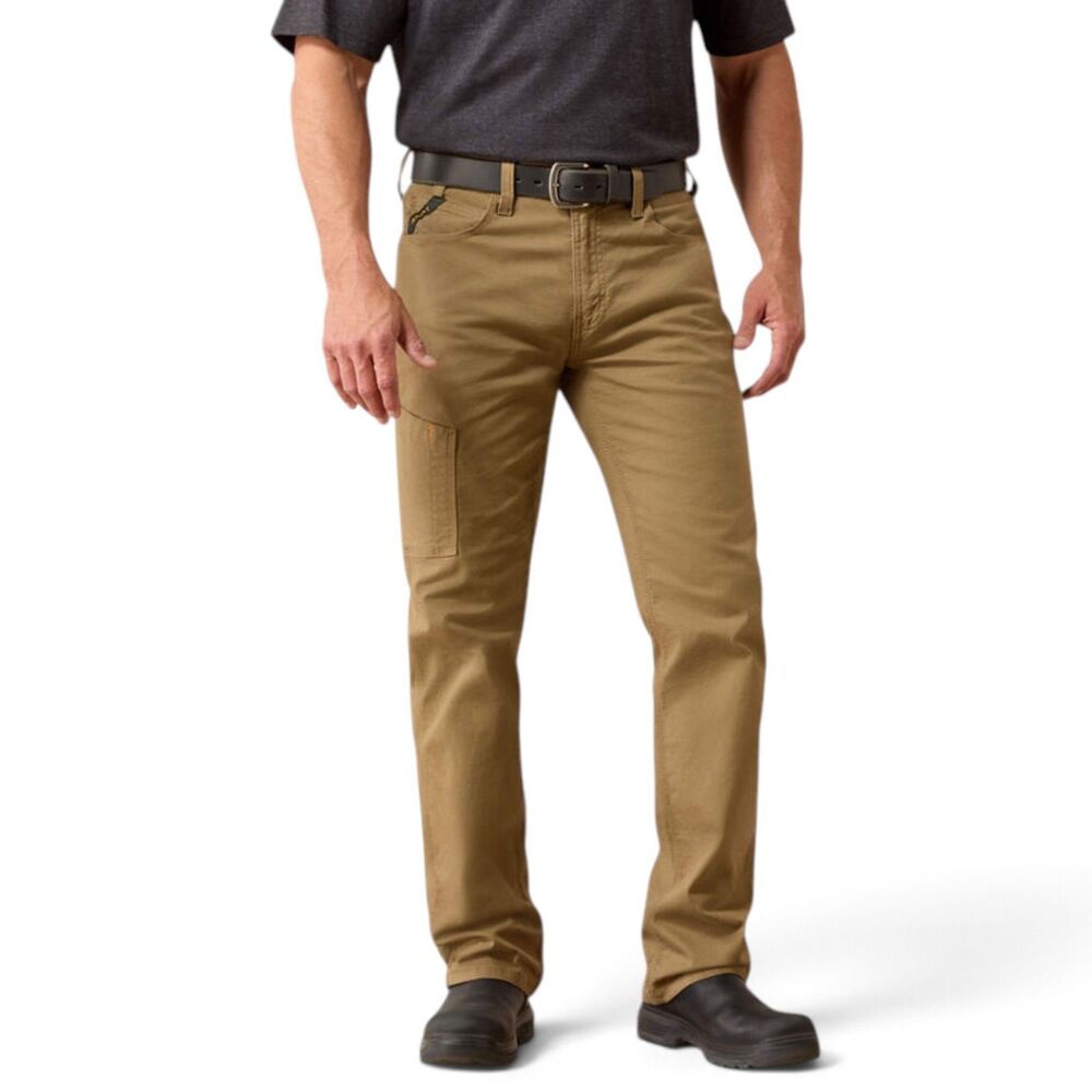 NWT Ariat Men's M4 Relaxed Made Tough DuraStretch Pants Field Khaki 36x30